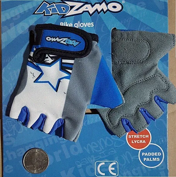 Kidzamo Youth Sized XXS Bicycle Riding Gloves for Kids New XX-Small